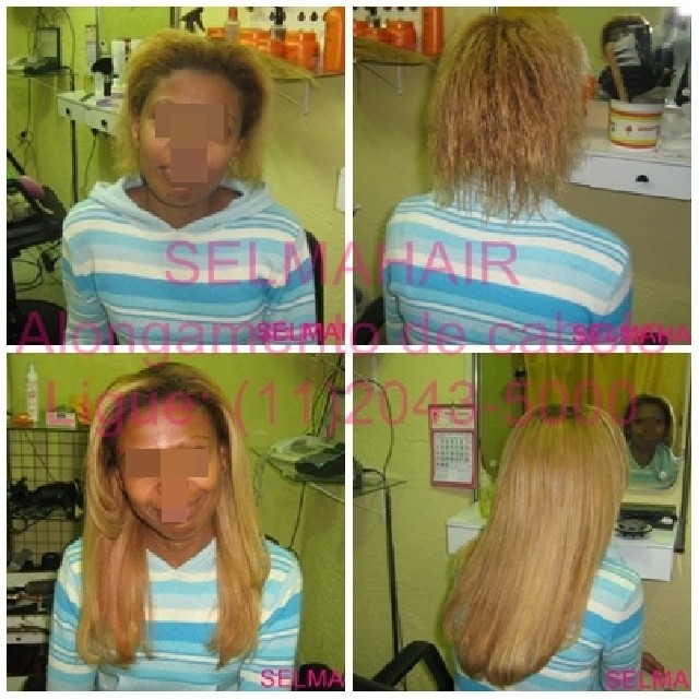 Alongamento de cabelo