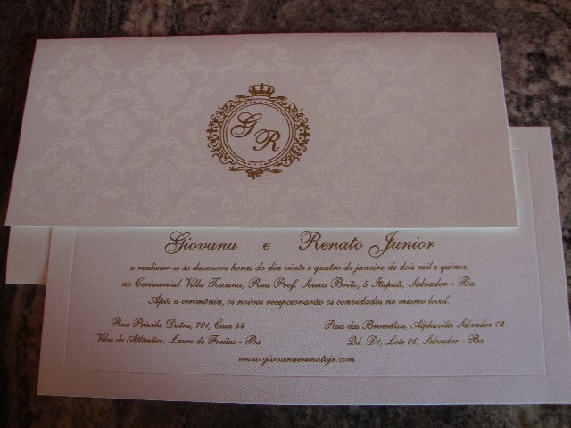 Foto 1 - Convites de casamento