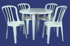 Foto 1 - Aluquel de mesas e cadeiras