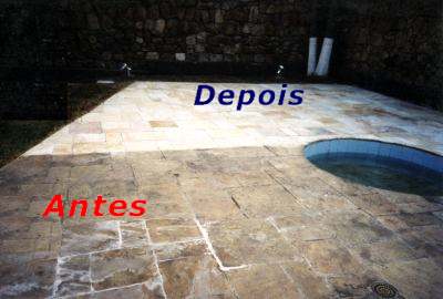 Limpeza e polimento de pedras e pisos em geral